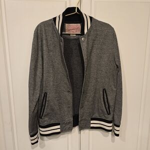 Brooklyn Cloth Gray Varsity Jacket